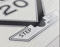 Wellcraft V20 Step Lift Decal Set of 2 x 6" Wellcraft V20 Step Lift Decal Set of 2 x 6"